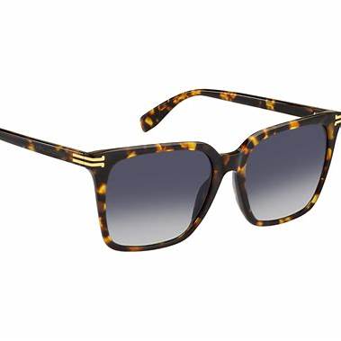 Occhiali da sole Marc Jacobs MJ 1094/S 086/GB Donna - Montatura avana, lenti grigio-blu sfumate