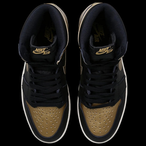 Nike Dunk AJ1 Retro High OG Or Voile Femme