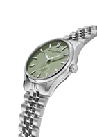 Frederique Constant FC-530GR3B6B Men's Watch - Green Dial, Stainless Steel Case, Stainless Steel Bracelet