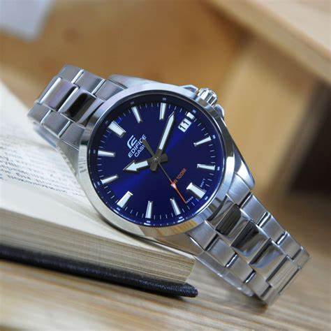 Orologio Casio Edifice EFV-100D-2AVUEF Uomo - Quadrante blu, bracciale in acciaio inossidabile