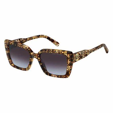 Marc Jacobs MARC 733/S H7P/98 Women's Sunglasses - Pattern Havana Frame, Gradient Brown Teal Lenses