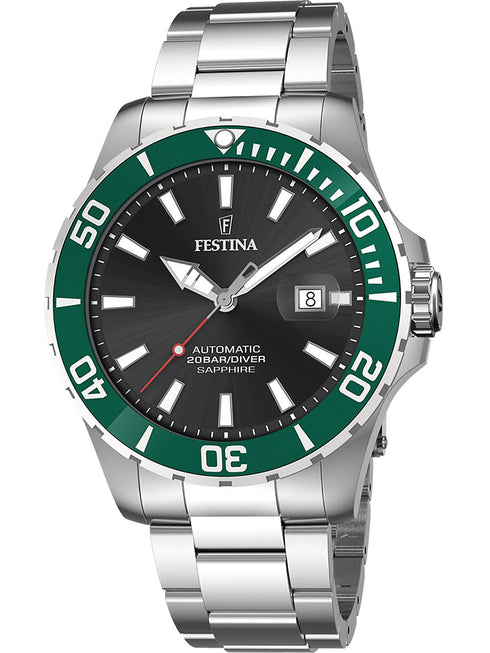 FESTINAFestina F20531/2 Diver Automatic Watch – 44mm, Sapphire Crystal, 200m WRWATCHESEcecile