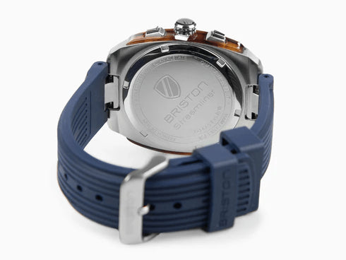 BRISTONBriston 23640.S.T.15.RNB Streamliner Urban HMS Auto – 40mm Blue Dial, Rubber StrapWATCHESEcecile