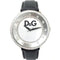 DOLCE & GABBANADolce & Gabbana Prime Time DW0515 Men's Watch - 46mm, Black Leather Strap with Crystal - Embellished FrameWATCHESEcecile