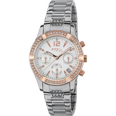 BREILBreil Tribe EW0426 C’Est Chic Women’s Chronograph – Rose Gold Bezel, Crystal AccentsWATCHESEcecile