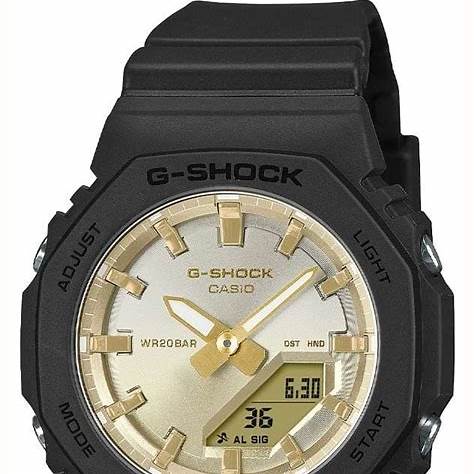 CASIO & VINTAGECasio G - Shock GMA - P2100SG - 1AER Women's Watch – Black Resin Strap, Gold Gradient DialWATCHESEcecile