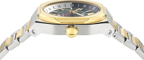 Versace VE0I00325 V-Contempo GMT Automatic Watch – Green Dial, 40 mm