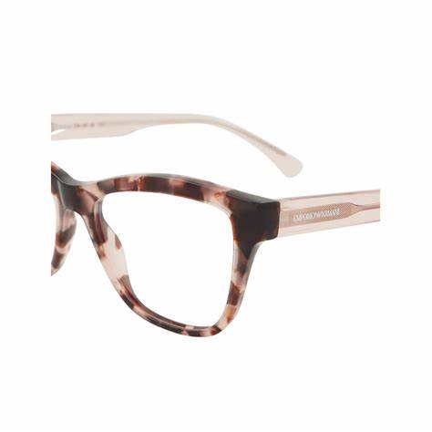 Emporio Armani EA3193 5410 A 54 Women's Eyeglasses - Shiny Pink Havana Frame