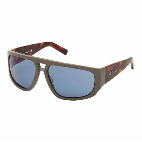 Dsquared2 Judd DQ0338/S 01A 62 Occhiali da sole - Montatura nera lucida, lenti fumé