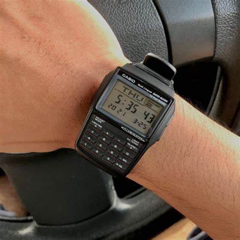 CASIO & VINTAGECasio DBC - 32 - 1ACB Men's Digital Watch - Calculator, Data Bank, Black Resin BandWATCHESEcecile