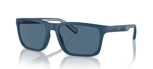 Emporio Armani EA4219 5763/80 Men's Sunglasses - Blue Frame, Blue Lenses, 57mm
