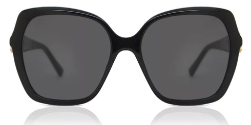 Jimmy Choo MANON/G/S 807/IR Damensonnenbrille - 57mm, Schwarzer Rahmen mit dunkelgrauen Gläsern