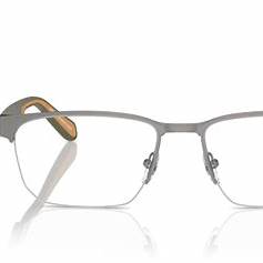 Emporio Armani EA1162 3003 54 Men's Eyeglasses - Matte Gunmetal Frame, Clear Lenses