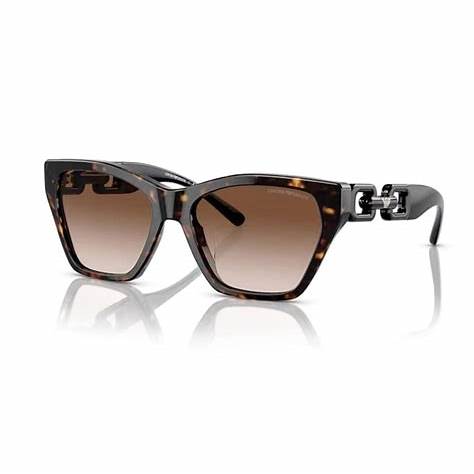 Emporio Armani EA 4203U 502613 Women's Sunglasses - Havana Frame, Brown Gradient Lenses, 55m