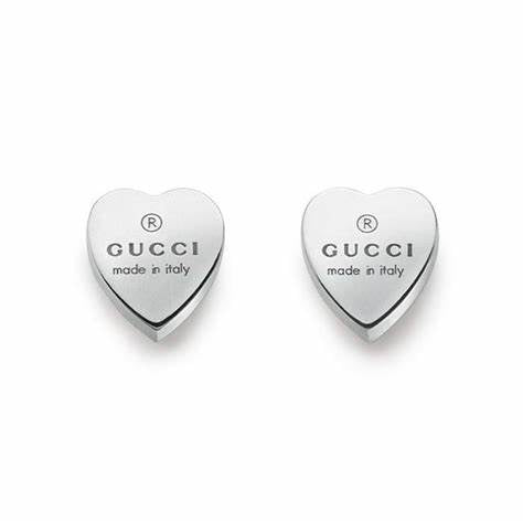 Boucles d'oreilles Gucci Trademark Heart en argent 925 YBD223990001
