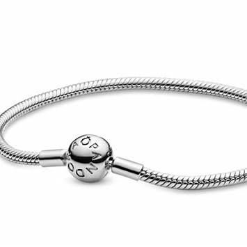 PANDORAPandora Moments Snake Chain Bracelet 590728 - 17 - 17cm Sterling Silver Charm BraceletBIJOUXEcecile