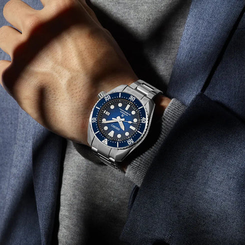 Seiko Prospex SPB321J1 'King Sumo' Reloj de buceo automático para hombre - Acero inoxidable, esfera azul degradada