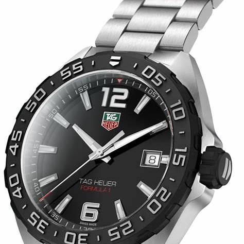 TAG HEUERTAG Heuer Formula 1 WAZ1110.BA0875 Men's Watch - Black Dial, Steel BraceletWATCHESEcecile