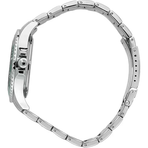 SECTORSector 230 R3253161041 Men's Watch - Stainless Steel, Black Dial, Green BezelWATCHESEcecile