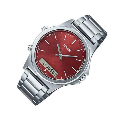 CASIO & VINTAGECasio MTP - VC01D - 5EUDF Men's Analog - Digital Watch – Brown Dial with Stainless Steel BraceletWATCHESEcecile