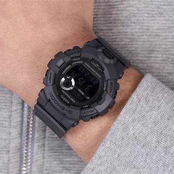 Casio G-Shock GBD-800UC-8ER Montre digitale pour hommes - bracelet en résine gris, connectivité Bluetooth, compteur de pas, étanche