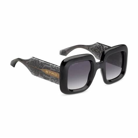 ETROETRO 0015/S Women's Sunglasses – Grey Frame, Dark Grey Shaded LensesEYEWEAREcecile