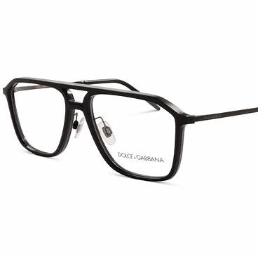 Dolce & Gabbana DG5107 501 A 55 Lunettes aviateur pour homme - monture noire