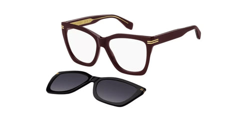 MARC JACOBSMarc Jacobs MJ 1113/CS 807/9O Women's Eyewear – Black Frame with Dark Gray Clip - On LensesEYEWEAREcecile