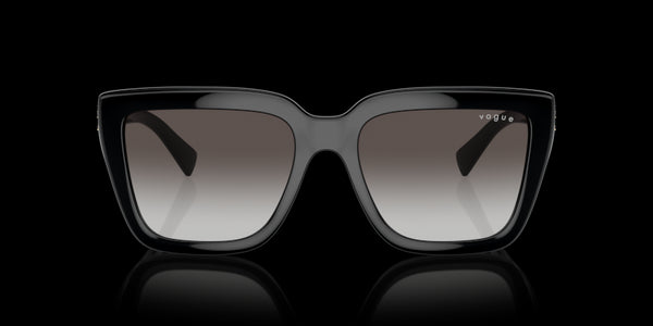 Vogue VO5575SB Women's Butterfly Sunglasses – 55mm Oversized Nylon Frame, Gradient Lenses, Multiple Color Options