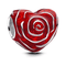 PANDORAPandora 793667C01 Spinnable Arrow Heart Dangle Charm – Sterling Silver, Red OpalBIJOUXEcecile