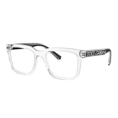 Dolce & Gabbana DG 5101 3133 V 52 Women's Eyeglasses – Crystal Transparent Frame
