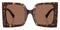 DOLCE & GABBANADolce & Gabbana DG4490 502/73 Unisex Sunglasses – Square Havana Frame, Brown LensesEYEWEAREcecile