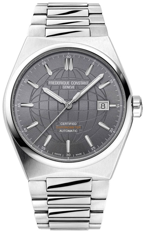 FREDERIQUE CONSTANTFrederique Constant Highlife Automatic COSC Men's Watch - Stainless Steel, Grey Dial, 39mmWATCHESEcecile