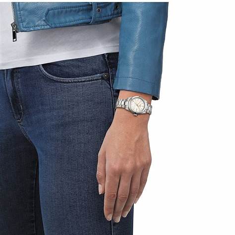 Reloj Tissot T-My Lady Mujer - Esfera nacarada, brazalete acero, correa extra piel