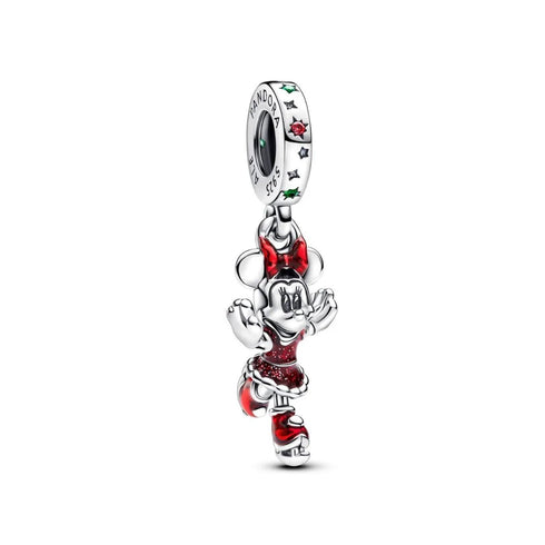 PANDORAPandora Disney 793530C01 Minnie Mouse Ice Skating Dangle Charm - Sterling Silver, Red EnamelBIJOUXEcecile