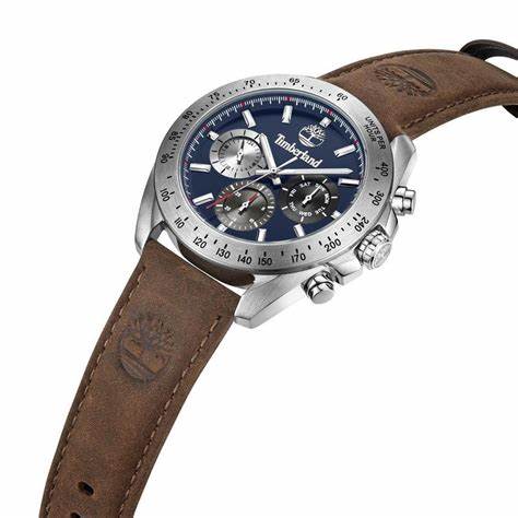 TIMBERLANDTimberland Carrigan TDWGF0009801 44 mm Stainless Chronograph – Blue DialWATCHESEcecile