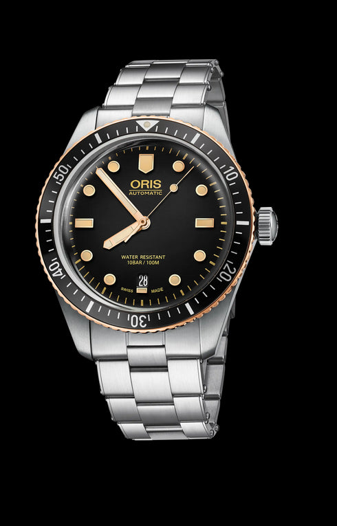 Oris Divers Sixty-Five 733772040540782118 - Acciaio inossidabile 42 mm, automatico, quadrante nero