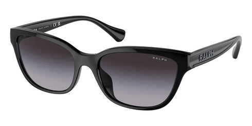 RALPH LAURENRalph by Ralph Lauren RA 5305U Women's Sunglasses – Shiny Black Frame with Gradient Grey LensesEYEWEAREcecile