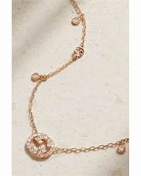 Gucci - Collier à diamants en or rose 18 carats - Modèle YBB729402001