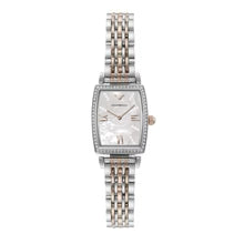 Emporio Armani AR11519 Women’s Two‑Tone Stainless Steel Watch – Square, 26 mm