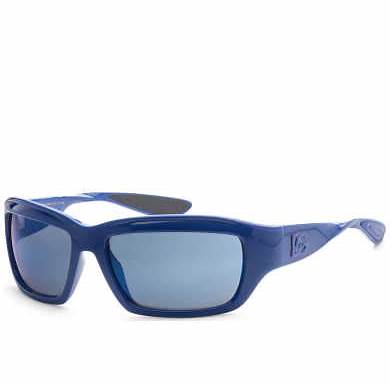 Dolce & Gabbana DG6191 3094/55 59 Occhiali da sole rettangolari unisex - Montatura blu, lenti blu a specchio
