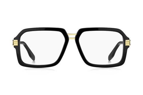 MARC JACOBSMarc Jacobs MARC 715 807 Men's Eyeglasses - Black Acetate Frame, Gold AccentsEYEWEAREcecile