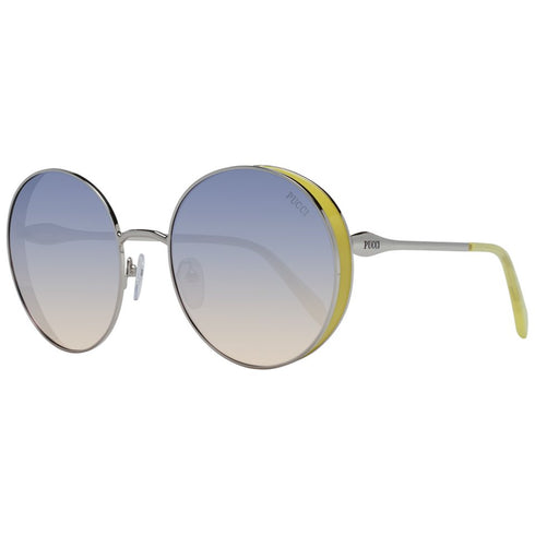 EMILIO PUCCIEmilio Pucci EP0187 5616B Women's Round Sunglasses – Silver Frame, Gradient Gray LensesEYEWEAREcecile