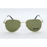 SERENGETISerengeti Haywood SS544003 55 Unisex Sunglasses - Gold Frame, Green LensesEYEWEAREcecile