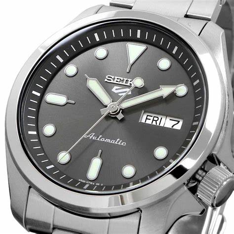 SEIKOSeiko 5 Sports SRPE51K1 40mm Men's Automatic Watch - Grey Dial, Stainless Steel BraceletWATCHESEcecile