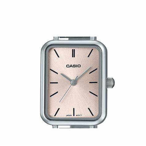 Reloj Casio LTP-V009D-4EUDF de acero inoxidable para mujer - Esfera rosa