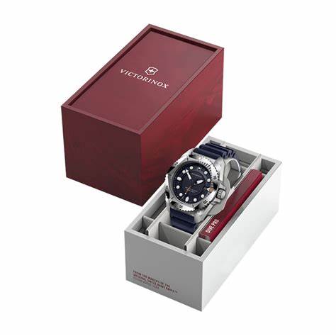 VICTORINOXVictorinox Dive Pro Quartz Men's Watch V241991 – Blue Dial, Blue Rubber StrapWATCHESEcecile