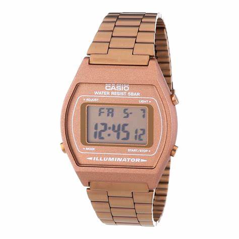 CASIO & VINTAGECasio B640WC - 5AEF Unisex Digital Watch - Rose Gold Stainless SteelWATCHESEcecile