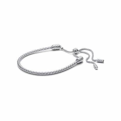 Pandora Moments - Bracciale a catena con borchie 593090C00-2 - Argento, misura regolabile