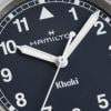 Reloj Hamilton Khaki Field Quartz H69301140 33mm - Esfera azul, brazalete acero